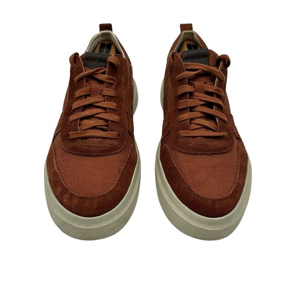 Cole Haan Grand Rally Canvas Court Sneakers C36134 Mens Sz 10.5 Wide 10.5W Red - Picture 3 of 11